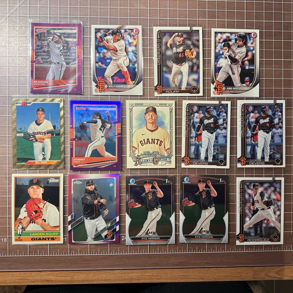 San Francisco Giants Baseball Card Collection 🔥